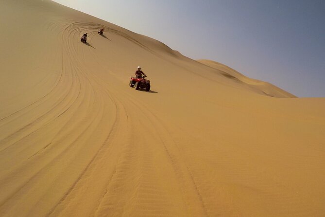 2hr COMBO - 1hr Lie-down Sandboarding and 1hr Quad Bike ride - Key points at a glance