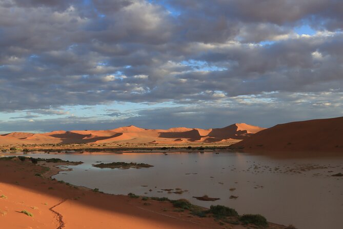 3 Day Sossusvlei Camping Schedule and Sandwich Habor - Deadvlei: white clay and ancient dead trees