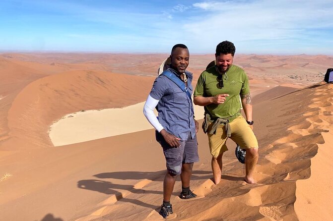 3 Day Sossusvlei Camping Schedule and Sandwich Habor - What the guiding is like