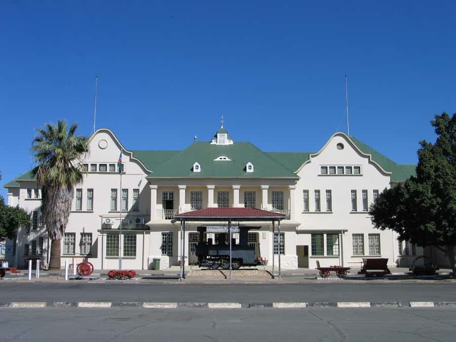 City Tour of Windhoek Namibia - The Train Station Museum and smaller historical details