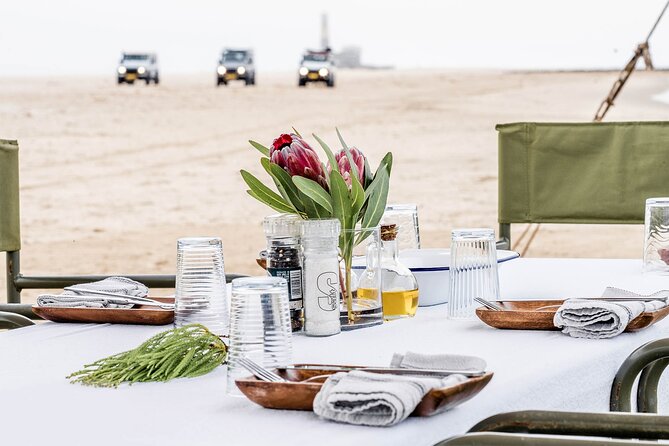 Sandwich Harbour 4x4 Half Day Experience with Beach Braai - Price, group size, and what you receive