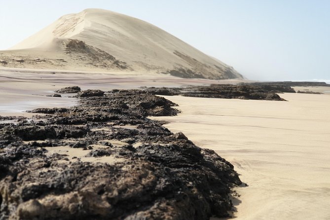 Tour to Sandwich harbour - Flamingos and salt pans at Dorob National Park