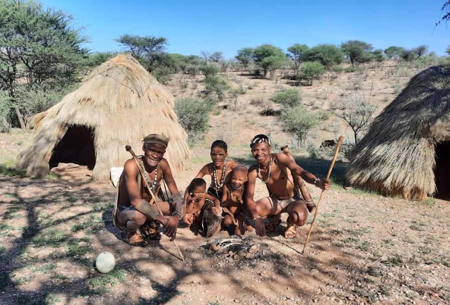 Windhoek: Bushman Walk with the San - Fire making, traps, and hunting tools