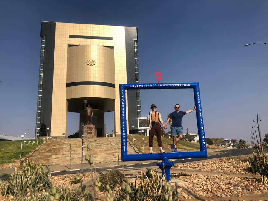 Windhoek: City & Township tour. Vehicle, guide, kapana - Independence Memorial and the harder national story
